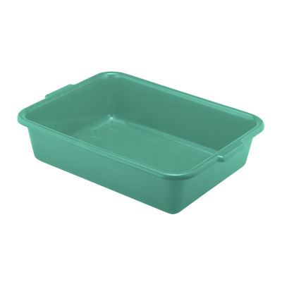 Vollrath 1521-C19 20&quot;W x 15&quot;D x 5&quot; H Green Plastic Traex Color Mate Food Storage Box