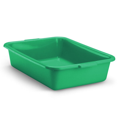 Vollrath 1521-C19 20"W x 15"D x 5" H Green Plastic Traex Color Mate Food Storage Box