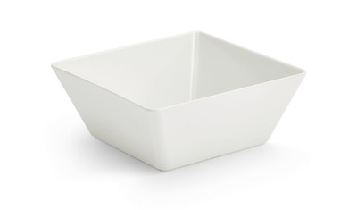 Vollrath V22203 9.50" W x 9.50" L x 3.94" H 3.19 Qt. White Large Square Melamine Bowl