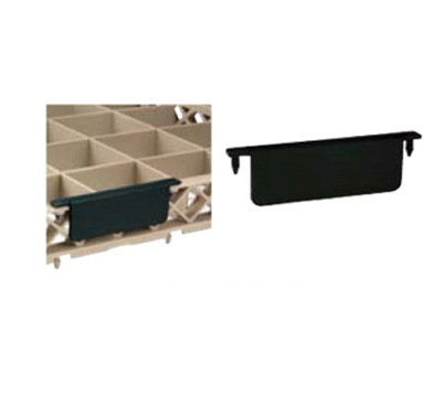 Vollrath 1007-05 4.38" W x 1.63" H White Extender Code-A-Clips for Dishwasher Racks (12 Each Per Case)