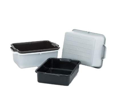 Vollrath 52615 20" W x 5" H x 15" D 1-Compartment Natural Polyethylene Signature Bus Box