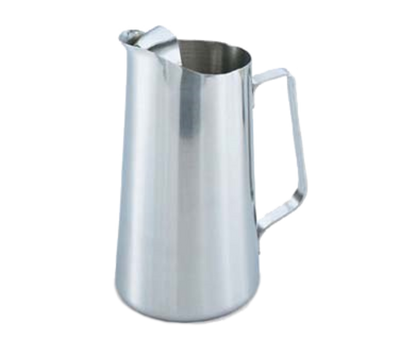 Vollrath 46403 2 Qt. Stainless Straight Sided with Ice Guard Water Pitcher