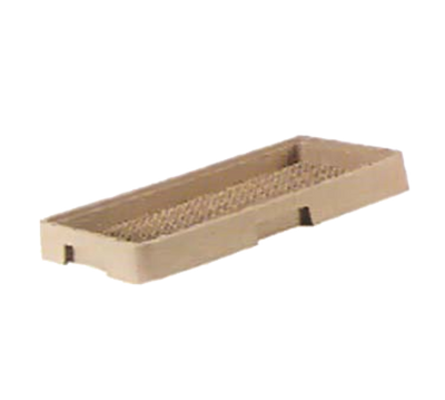 Vollrath HR2 10" W x 19 3/4" D x 2 1/16" H Half Size Co-Polymer Plastic Beige Traex Flatware Dishwasher Rack