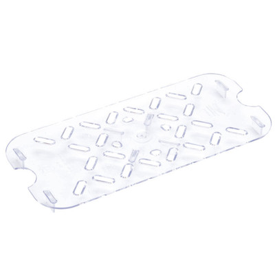 Vollrath 29300 Low Temperature Clear Polycarbonate Super Pan 1/3 GN False Bottom
