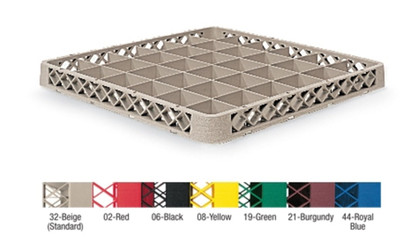 Vollrath TRC 19.75" W x 1.56" H (36) Compartments Full Size Co-Polymer Plastic Traex Rack Max Dishwasher Rack Extender