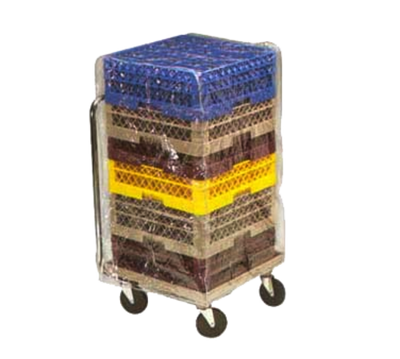 Vollrath TRCV3 21.5" W x 21.5" D x 36" H Clear Vinyl Traex Rack Cover