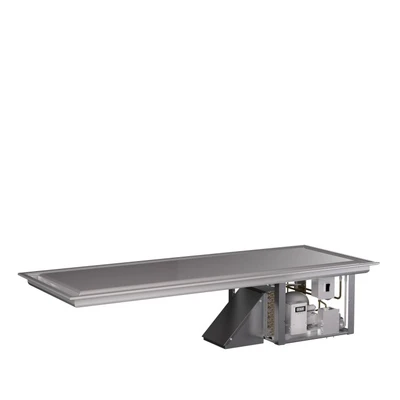 Vollrath FC-4CP-06120-F 81.25" W Stainless Steel Remote Switch 6-Pan Frost Top Drop-In - 120 Volts