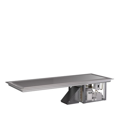 Vollrath FC-4CP-06120-F 81.25" W Stainless Steel Remote Switch 6-Pan Frost Top Drop-In - 120 Volts