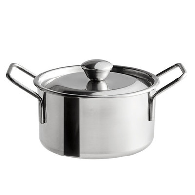 Vollrath 59773 17.75 Oz. Stainless Steel With Lid Mini Round Casserole Dish