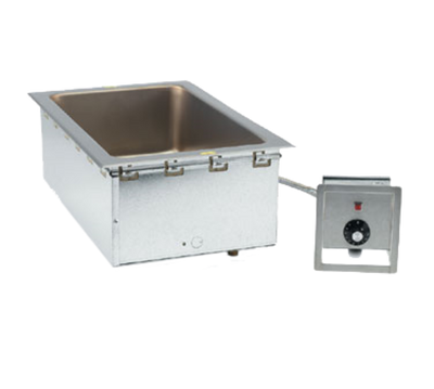 Vollrath 36369 15" W x 23" D x 9.38" H Stainless Steel Insulated Wells Drop-In Electric Hot Food Well Unit