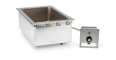 Vollrath 36369 15" W x 23" D x 9.38" H Stainless Steel Insulated Wells Drop-In Electric Hot Food Well Unit