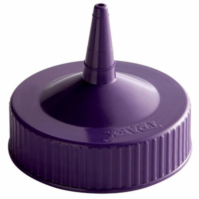 Vollrath 4913-54 Purple Wide Mouth Squeeze Bottle Replacement Cap