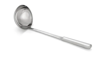 Vollrath 46909 4 Oz. Stainless 12 9/16" Long Hollow Handled Buffetware Ladle