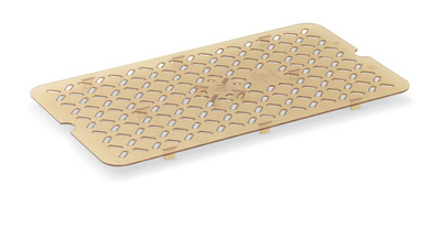 Vollrath 23200 High-Temp Amber Plastic Super Pan 1/2 GN False Bottom