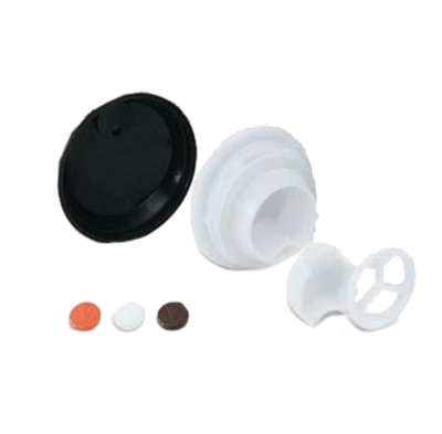 Vollrath 52123 Black Plastic SwirlServe Beverage Server Cover for 10 Oz. Server