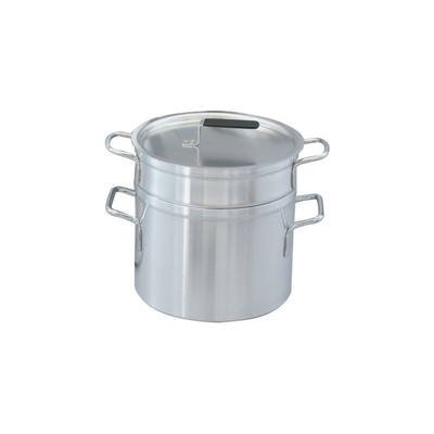 Vollrath 67711 12 Qt. Aluminum Black Handle Double Boiler