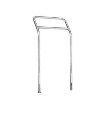 Vollrath 1699 33 1/2" W Chrome Plated Handle For Flatbed Utility Dolly