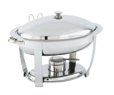 Vollrath 46533 4 Qt. Oval Stainless Steel Cover for 46501 Orion
