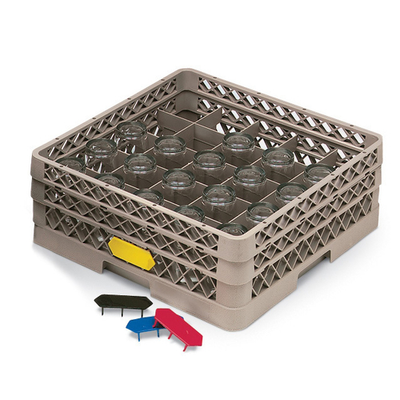 Vollrath 1009-03 4.38" W x 1.63" H Orange Full-Size Code-A-Clips for Dishwasher Racks