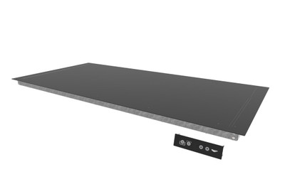 Vollrath FC-4HS-66120-BKF 68" W x 5" H x 27" D Aluminum Drop-In Thermostatic Controls Flush Mount Heated Shelf - 876 Watts, 120 Volts