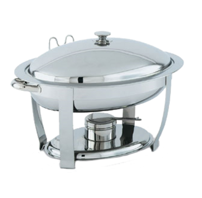 Vollrath 46532 6 Qt. Oval Stainless Steel Cover for 46500 Orion