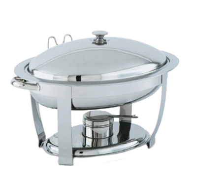 Vollrath 46532 6 Qt. Oval Stainless Steel Cover for 46500 Orion