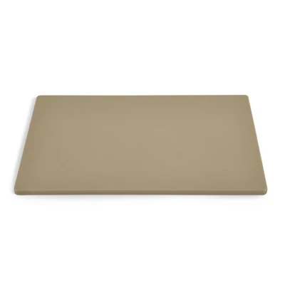 Vollrath 5200060 12" W x 0.5" H x 18" D 1/2" Thickness Brown / Tan Polyethylene Cutting Board