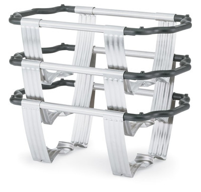 Vollrath 46886 One-Piece 18/8 Stainless Steel Matte Finish Embossed Legs Dakota Stackable Stand for 9 Quart Dakota Rectangular Chafer