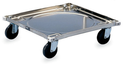 Vollrath 97190 200 Lb. Capacity Square Zinc Plated Carbon Steel Without Handle Dolly Rack