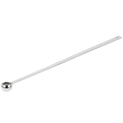 Vollrath 47027 1 Tsp. Type 304 18/8 Stainless Steel 14" Long Handle One-Piece Construction Measuring Spoon