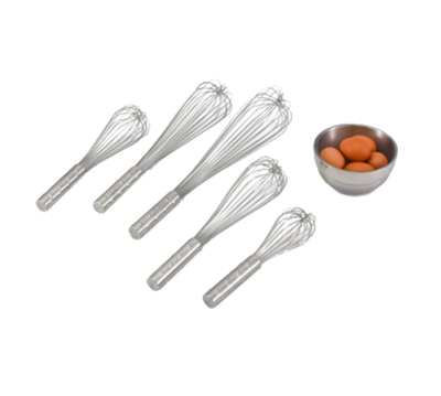 Vollrath 47256 12&quot; Long All Stainless Steel Construction with Handle Length 4.63&quot; Piano Whip