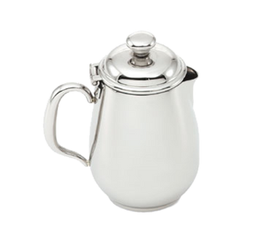 Vollrath 46598 12 Oz. Stainless Steel Hollow Tubular Handle Sturdy Hinge Orion Creamer
