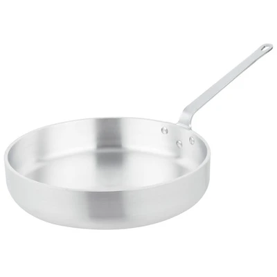 Vollrath 4074 14" W x 2.88" H 7.5 Qt. Aluminum Alloy with Riveted Non-Insulated Handle Premier Saute Pan