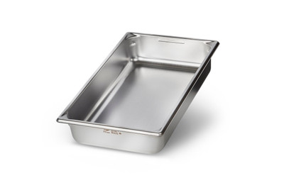 Vollrath 5IPF40 4" Deep 14 Qt. 22 Gauge Stainless Steel Natural Finish Full Size Super Pan V Induction Pan