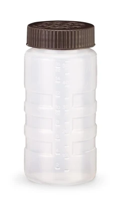Vollrath 4961-1301 6.25" H 16 Oz. Clear Bottle with Extra Large Holes Dripcut Dredge