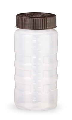 Vollrath 4961-1301 6.25" H 16 Oz. Clear Bottle with Extra Large Holes Dripcut Dredge
