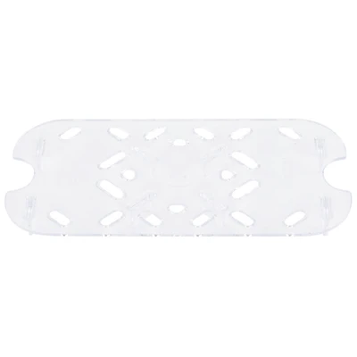 Vollrath 29400 Low Temperature Clear Polycarbonate Super Pan 1/4 GN False Bottom