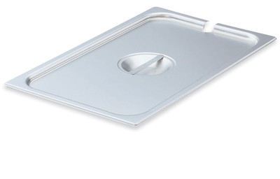 Vollrath 75180 1/8 Size Stainless Steel Super Pan V Steam Table Pan Cover