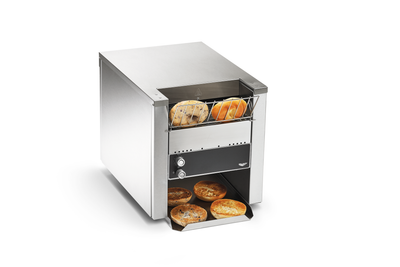 Vollrath CT4B-2401200 14.63" W Horizontal Conveyor Bagel and Bun Toaster - 240 Volts 3200 Watts