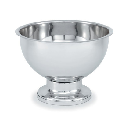 Vollrath 46072 5 Gal. 18-8 Stainless Steel with Mirror Finish New York Punch Bowl
