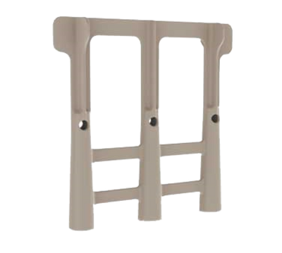Vollrath TRPEG 6" W x 6" H x 1" D Beige Support for Large Plate (for TR3 peg rack only) Traex Peg Extender