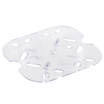 Vollrath 29600 Low Temperature Clear Polycarbonate Super Pan 1/6 GN False Bottom
