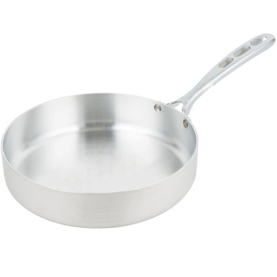 Vollrath 671130 10" Dia. 3 Qt. Aluminum Natural Saute Pan