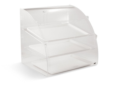 Vollrath ELBC-2 29.75" W x 24.13" D x 27.75" H Countertop Self / Full Service Euro Curve Bakery Case