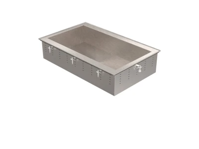 Vollrath 36446R 8" Deep Well 5-Pan 12" x 20" Polyurethane Foam Insulated 18/8 Stainless Steel NSF7 Refrigerated Cold Pan
