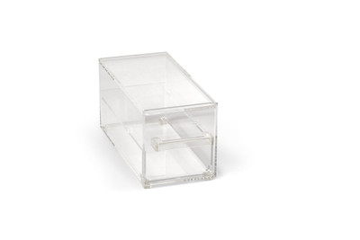 Vollrath SBB13 6.38" W x 14" D x 7.38" H 1/3 Clear Acrylic Cubic Acrylic Display System