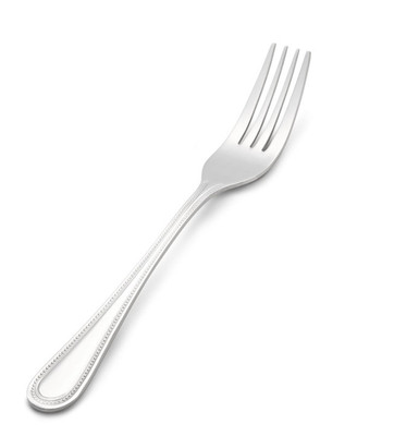 Vollrath 48221 7.25" Mirror Stainless Steel Dinner Fork Flatware
