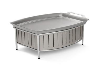 Vollrath 77541 25.56" W x 17.44" D x 1.44" H Rectangular Stainless Steel Griddle Pan