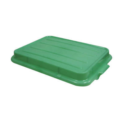 Vollrath 1500-C19 22.13&quot; W x 2.5&quot; H x 15.63&quot; D Green Polyethylene Traex Color-Mate Snap-On Lid