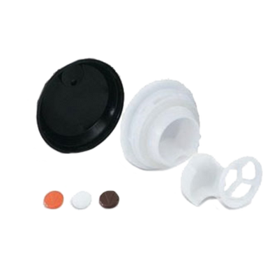 Vollrath 52145 Black Plastic Tilt & Pour SwirlServe Beverage Server Cover for 64 Oz. Server
